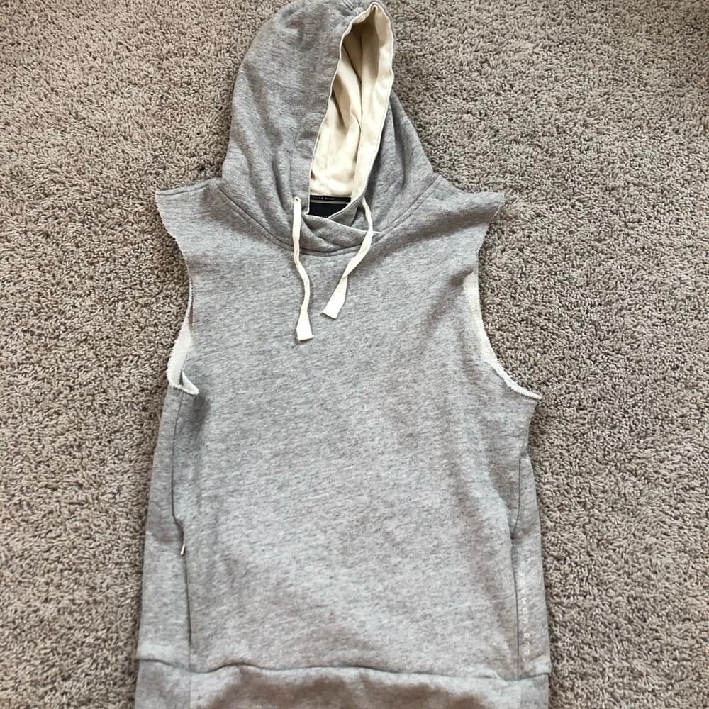 Scotch & Soda Sleeveless Gray Sweatshirt